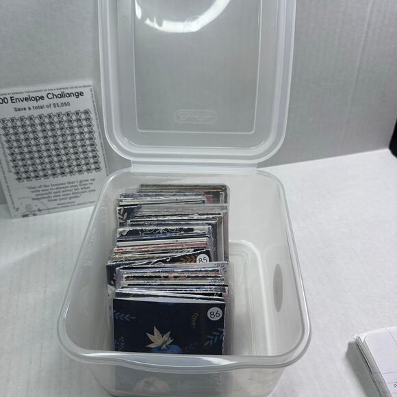 New magical budgeting “pumpkin patch” 1-100 mini envelope saving challenge w/box - Picture 6 of 11